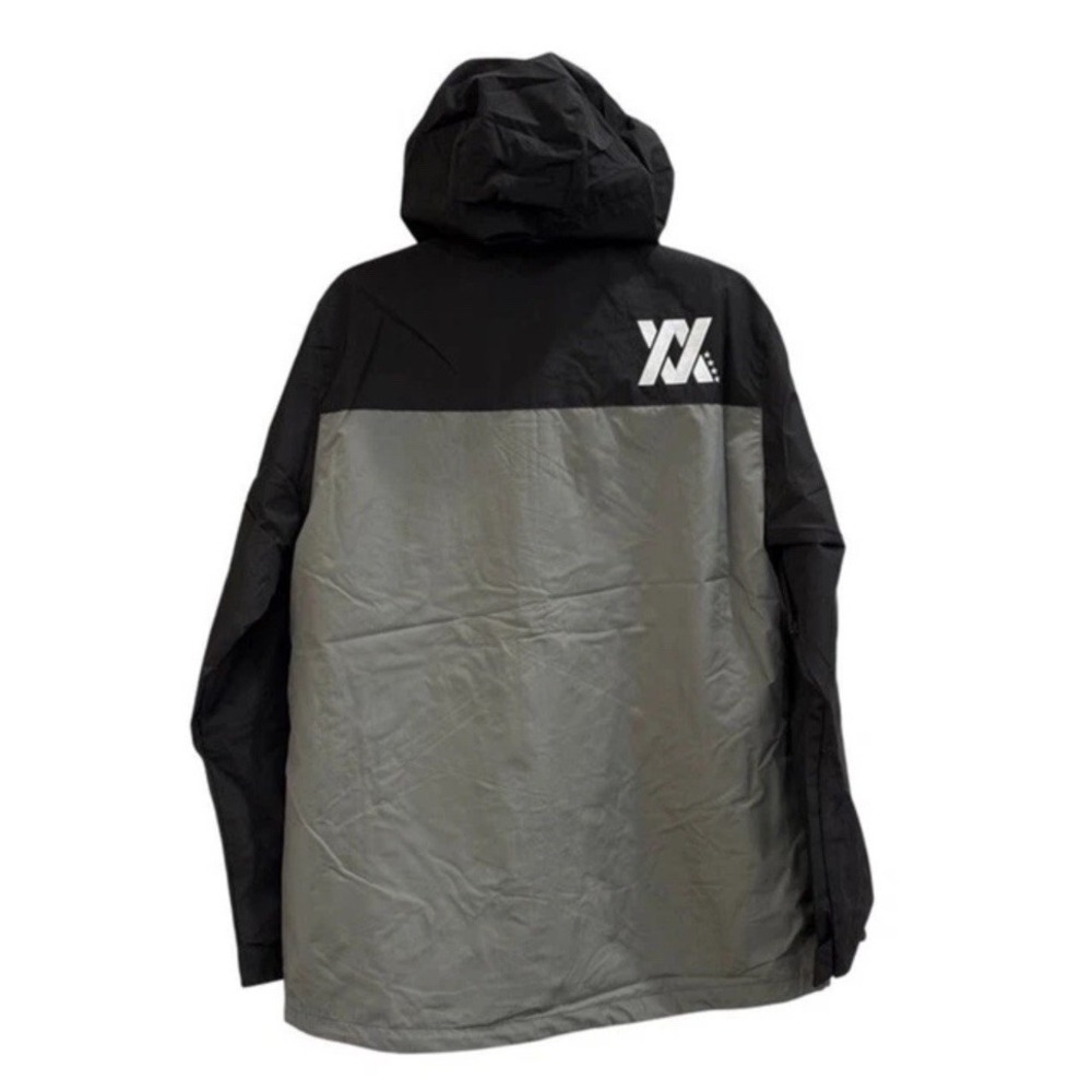 Dixxon Flannel Co Mens Tech Jacket Large Gray Black Windbreaker  Athleisure Golf - Picture 2 of 5